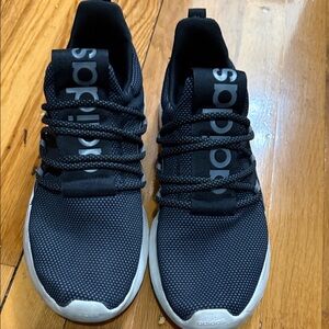 Adidas Men's Black and Gray Sneakers